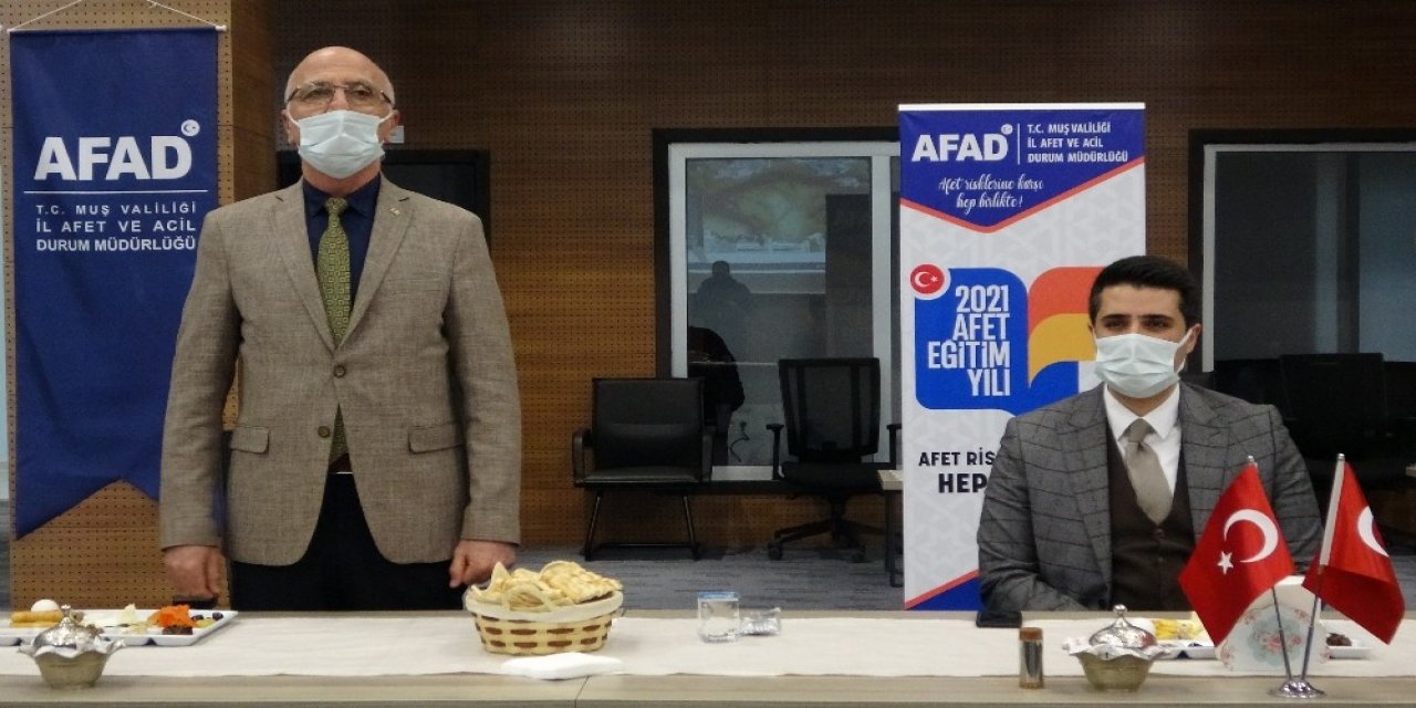 Muş Afad’dan “2021 Afet Eğitim Yılı” Bilgilendirme Toplantısı