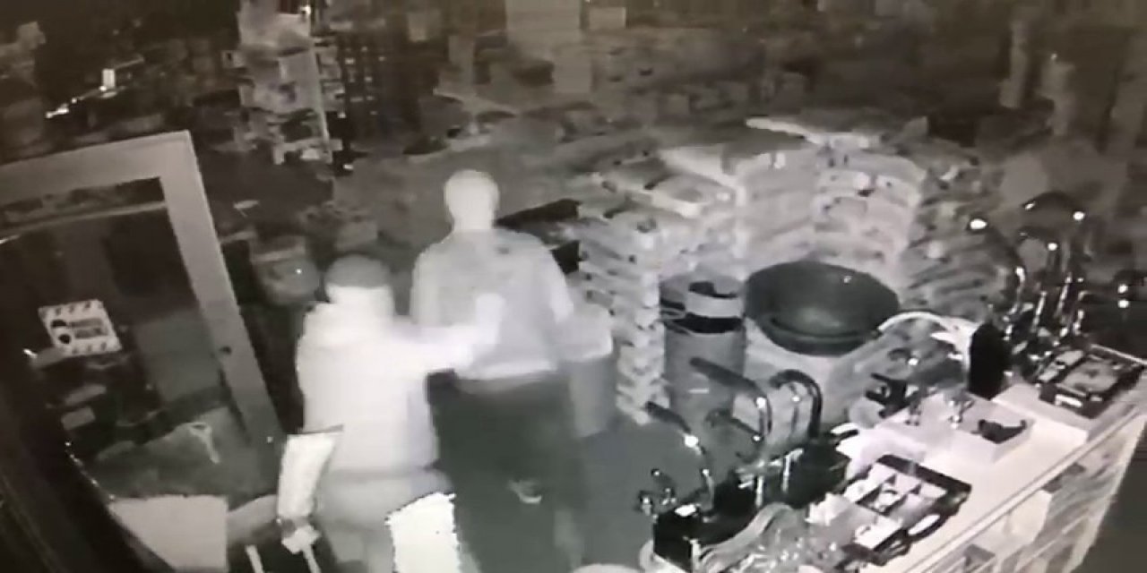 Nalburcuda 400 Bin Liralık Soygun Kamerada