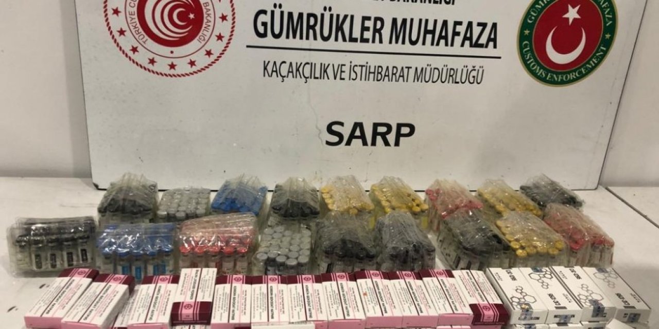 Sarp Sınır Kapısında 95 Bin Lira Değerinde Kaçak İlaç Ele Geçirildi