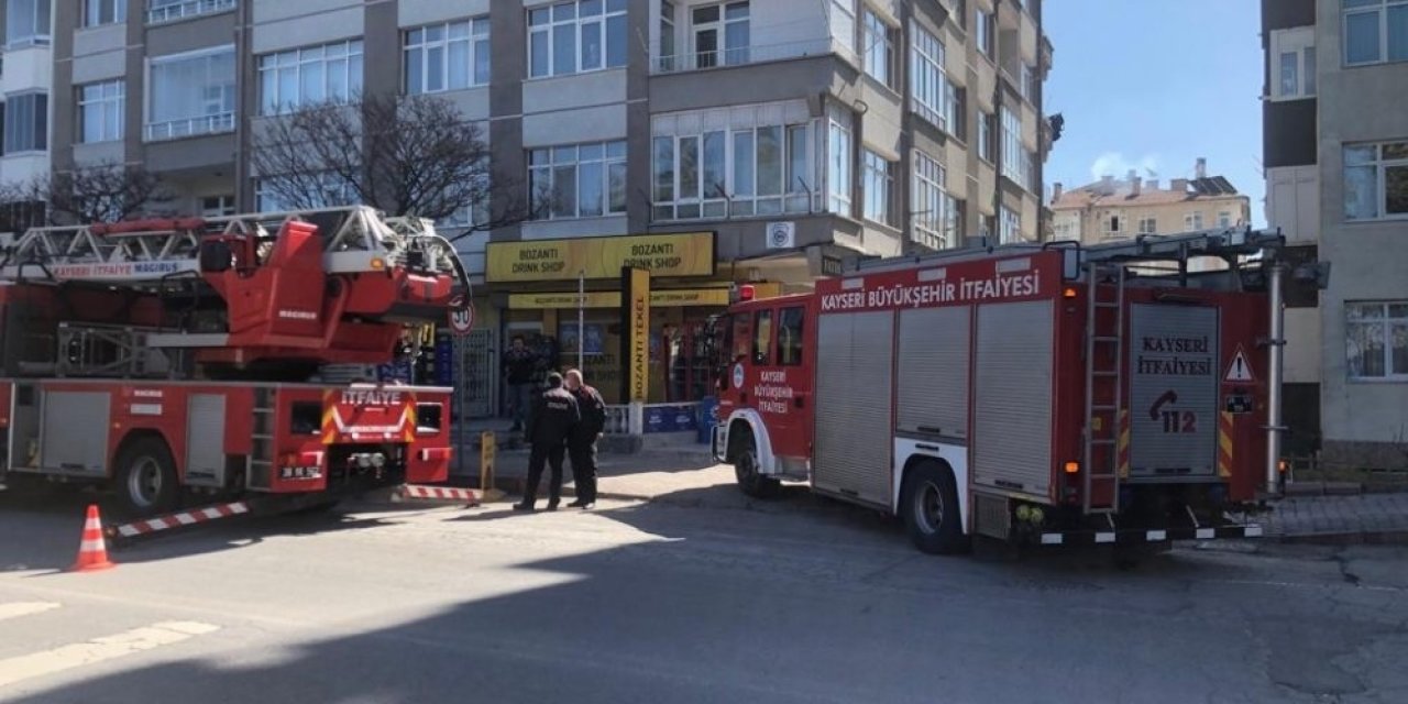 Aspiratörde Çıkan Yangın Ekipleri Harekete Geçirdi