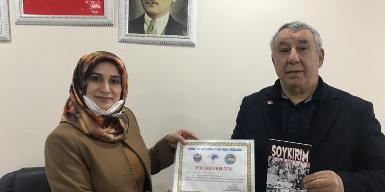 Taddef’ten Ak Parti Kadın Kolları İ̇l Başkanına Teşekkür Belgesi