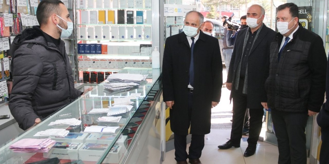 Yahyalı’da Covid-19 Denetimleri Yapıldı