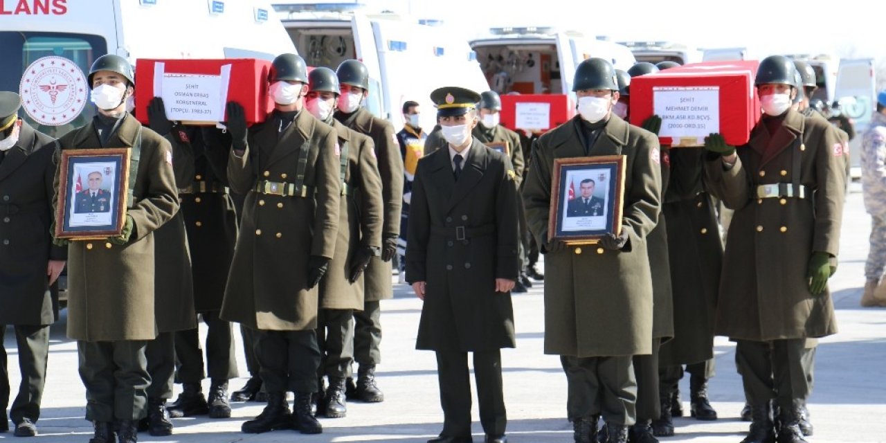 11 Şehit Elazığ’dan Törenle Uğurlanıyor