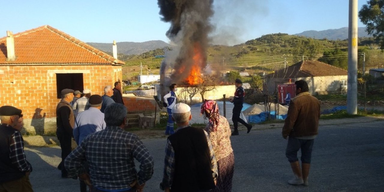 Karpuzlu’da İkamet Yangını