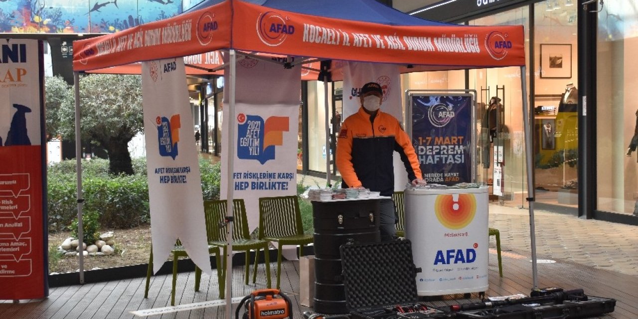 Afad Deprem Haftasında Vatandaşı Bilgilendirdi