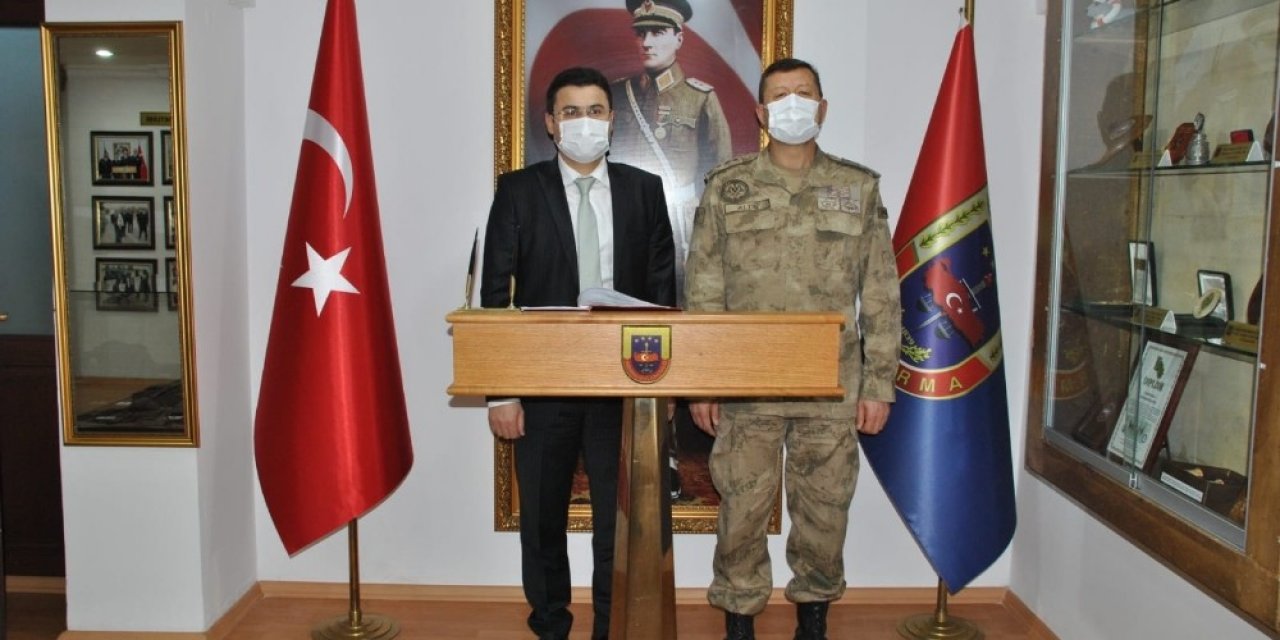 Ağır Ceza Mahkemesi Başkanı Taştan, Jakem Komutanı Altın’ı Ziyaret Etti