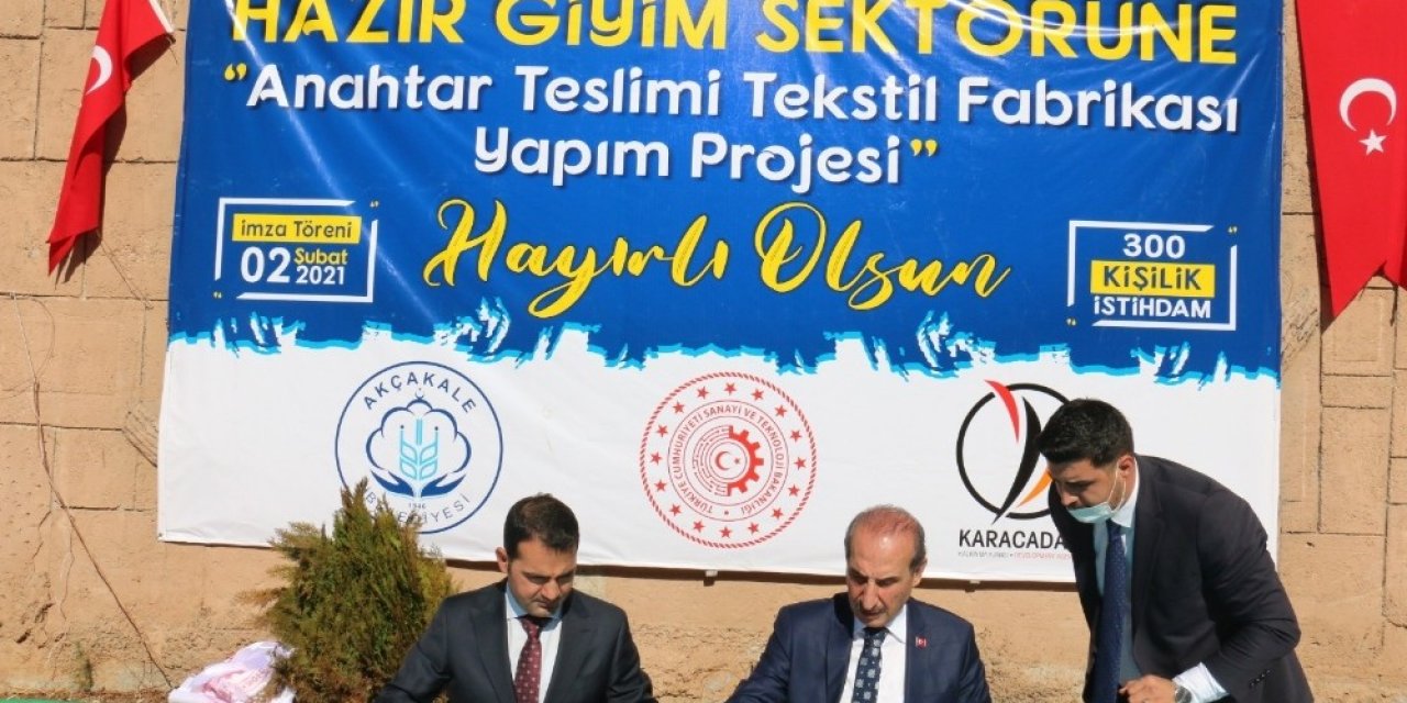 Akçakale’de Fabrika İçin Yatırımcı Başvuruları Başladı