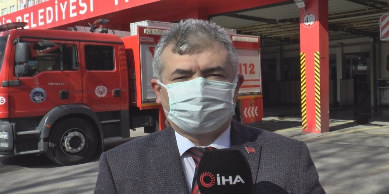 Kayseri İ̇tfaiyesi 2020 Yılında 7 Bin 322 Olaya Müdahale Etti