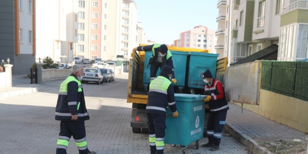 Nevşehir’de 300 Çöp Konteynerinin Dağıtımı Tamamlandı