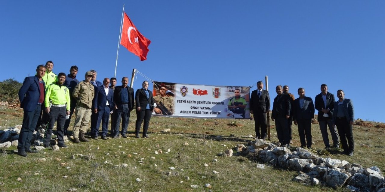 Besni’de Fethi Sekin Hatıra Ormanında Fidan Dikimi Gerçekleşti