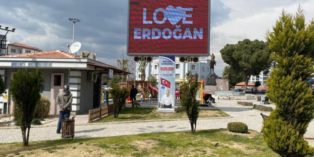 Yunusemre Belediyesinden ‘stop Erdoğan’ Cevabı