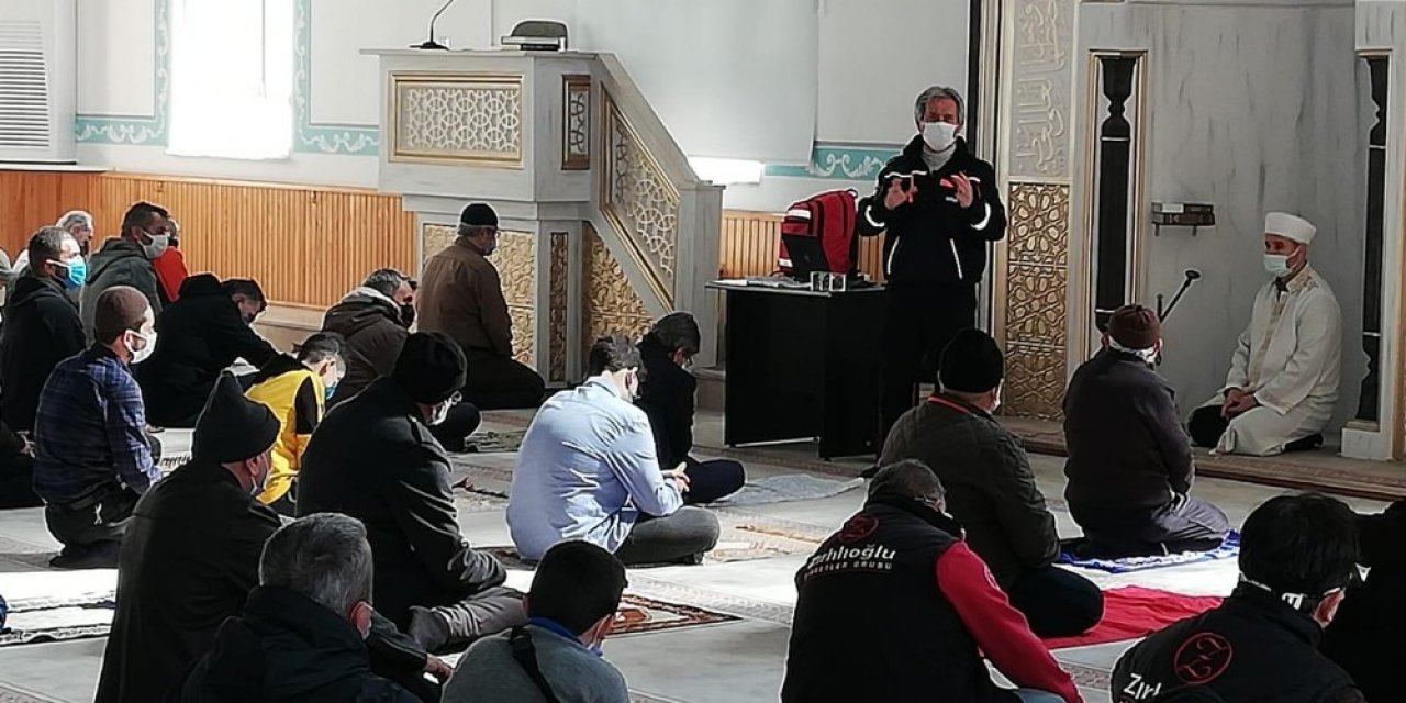 Camide Vatandaşlara Afet Eğitimi