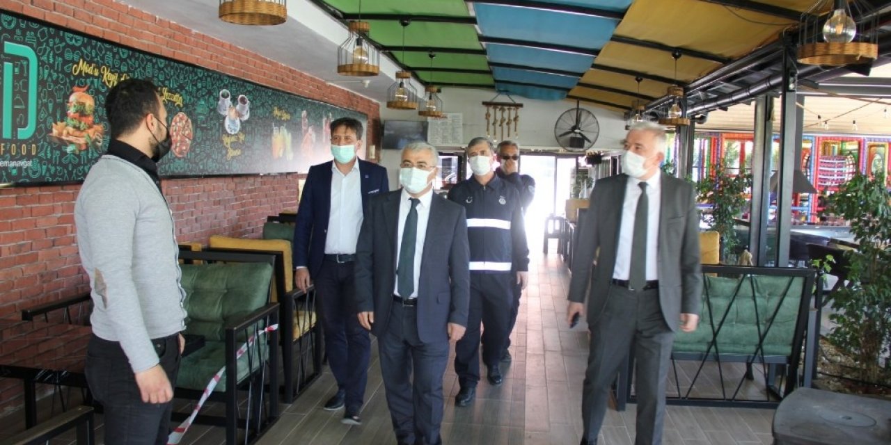Kaymakam Yiğit, Yeniden Hizmete Açılan İşyerlerinin Denetimine Katıldı