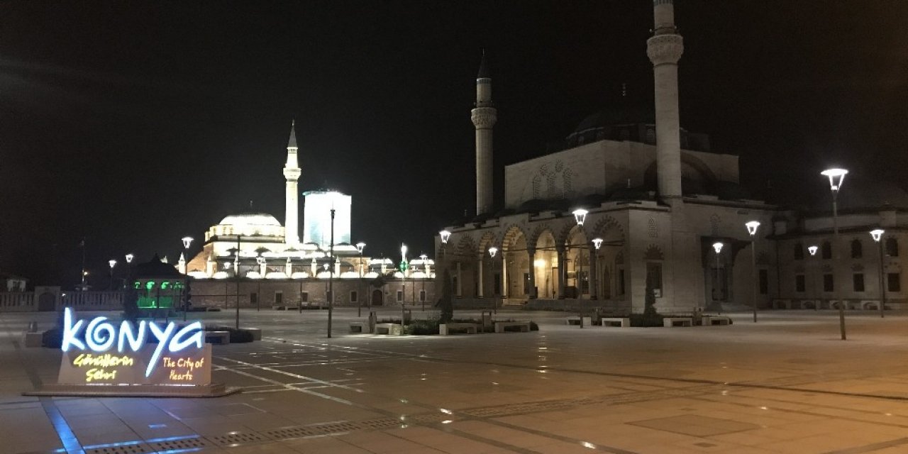Konya’da 32 Saatlik Sokağa Çıkma Kısıtlaması Başladı