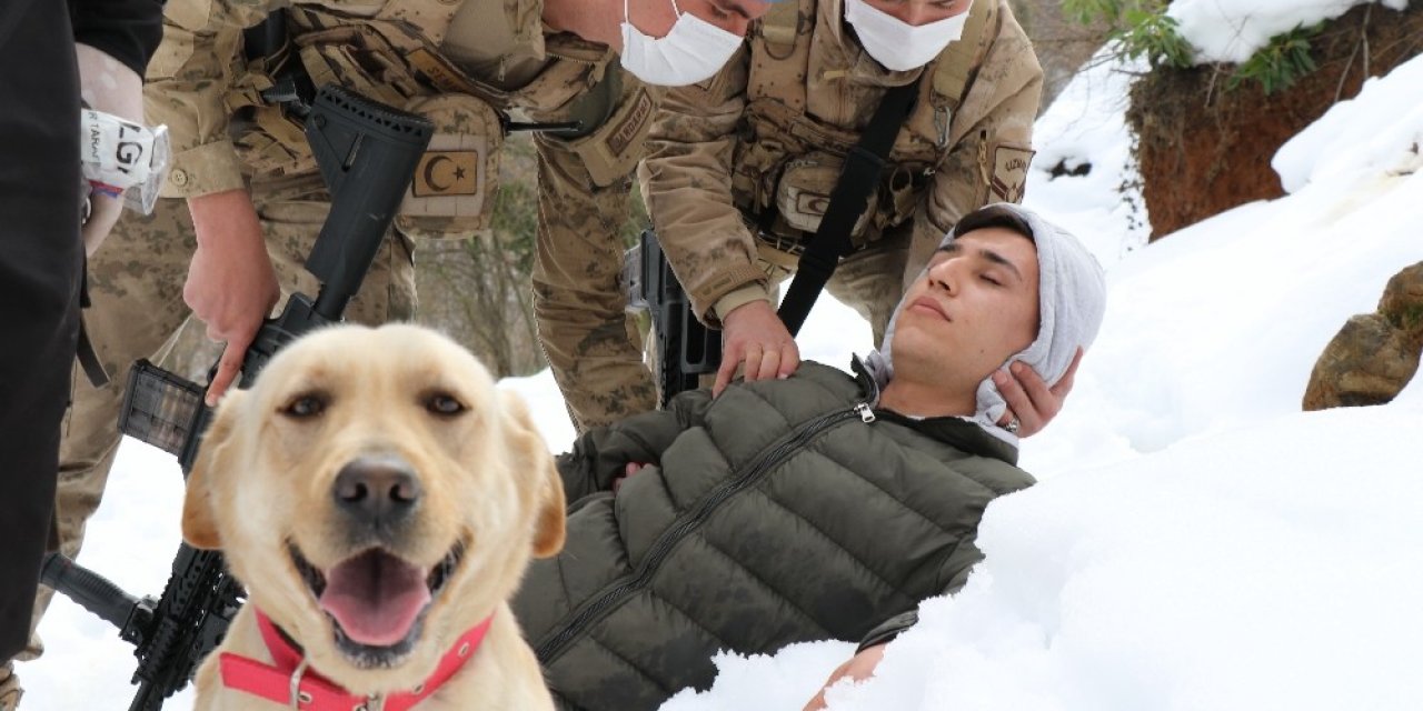 Zonguldak Jandarması’nın ’süper Burun’ Köpekleri