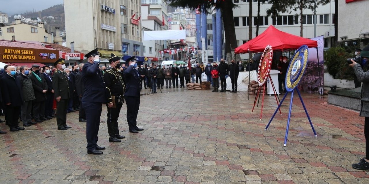 Artvin’de Özel İzinle Kurtuluş Bayramı Kutlandı