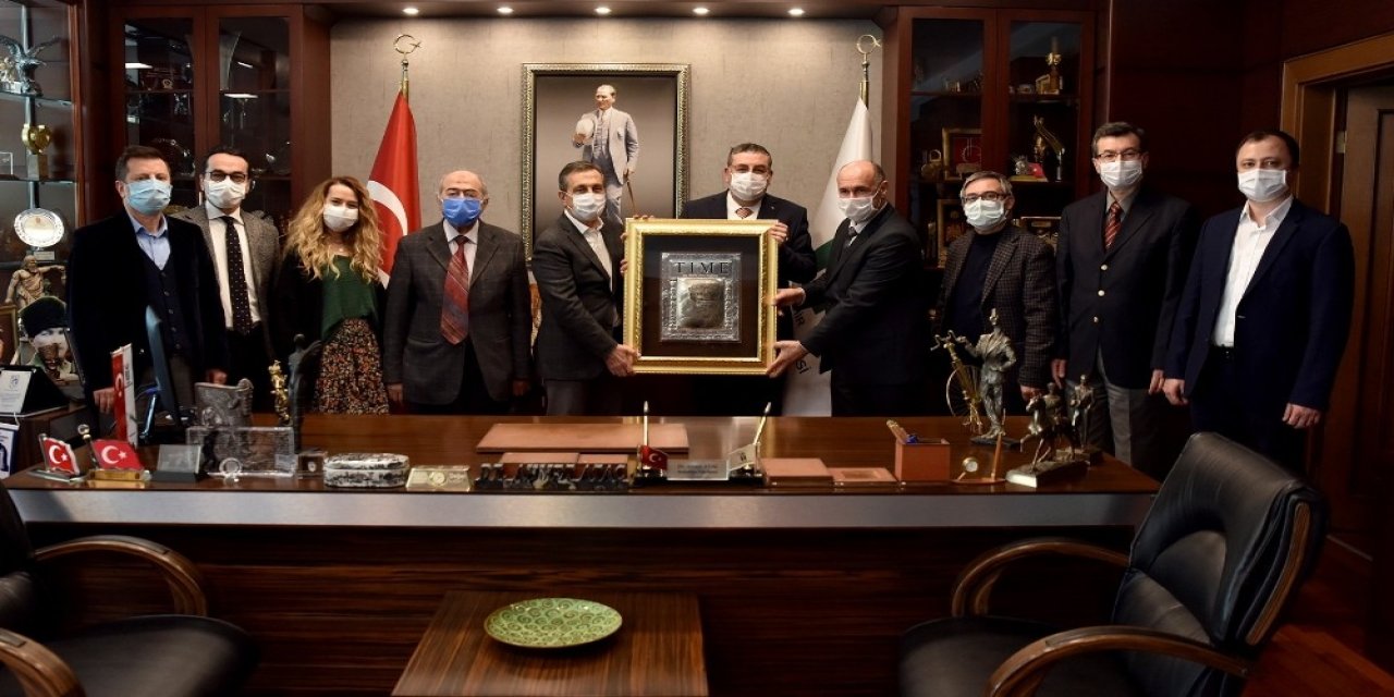 Sivrihisar Eğitim Vakfından Başkan Ataç’a Ziyaret