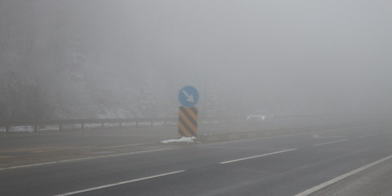 Bolu Dağı’nda Sis