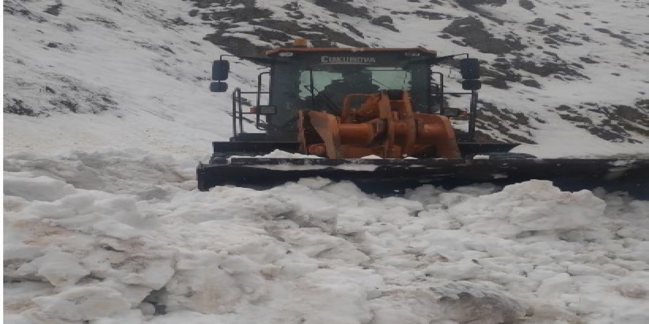 Bingöl’de Çığ Düştü, Kapanan Yol Kısa Sürede Açıldı