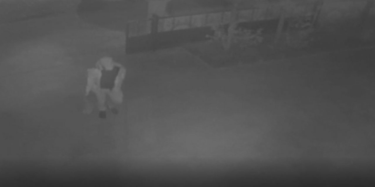 Siverek’te Otomobilin Kundaklanma Anı Güvenlik Kamerasında