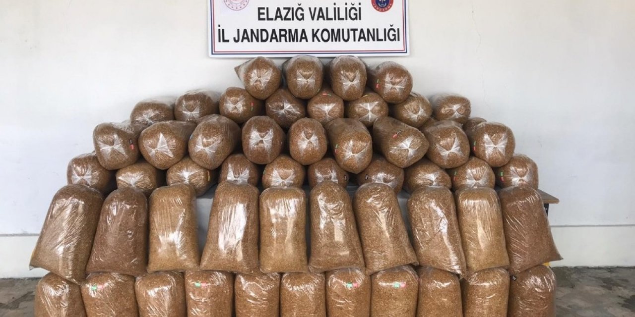 Elazığ’da 426 Kilogram Kaçak Tütün Ele Geçirildi