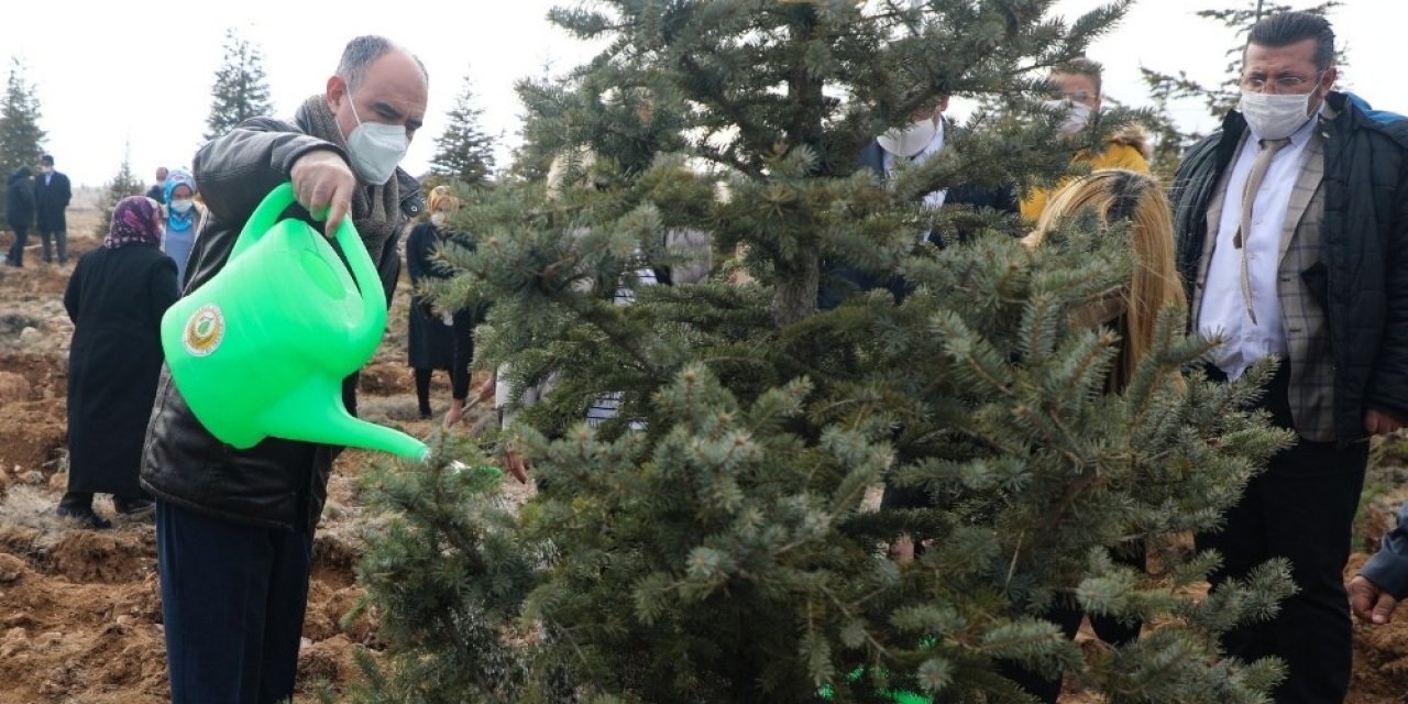 Konya’da 8 Mart Dünya Kadınlar Günü’nde Fidan Dikimi Yapıldı