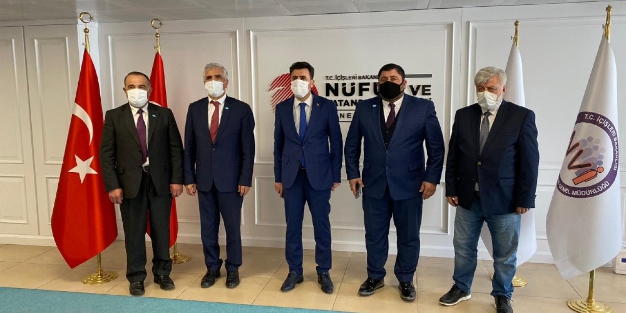 Datüb Heyetinden Nüfus Ve Vatandaşlık İ̇şleri Genel Müdürü Aygöl’e Ziyaret