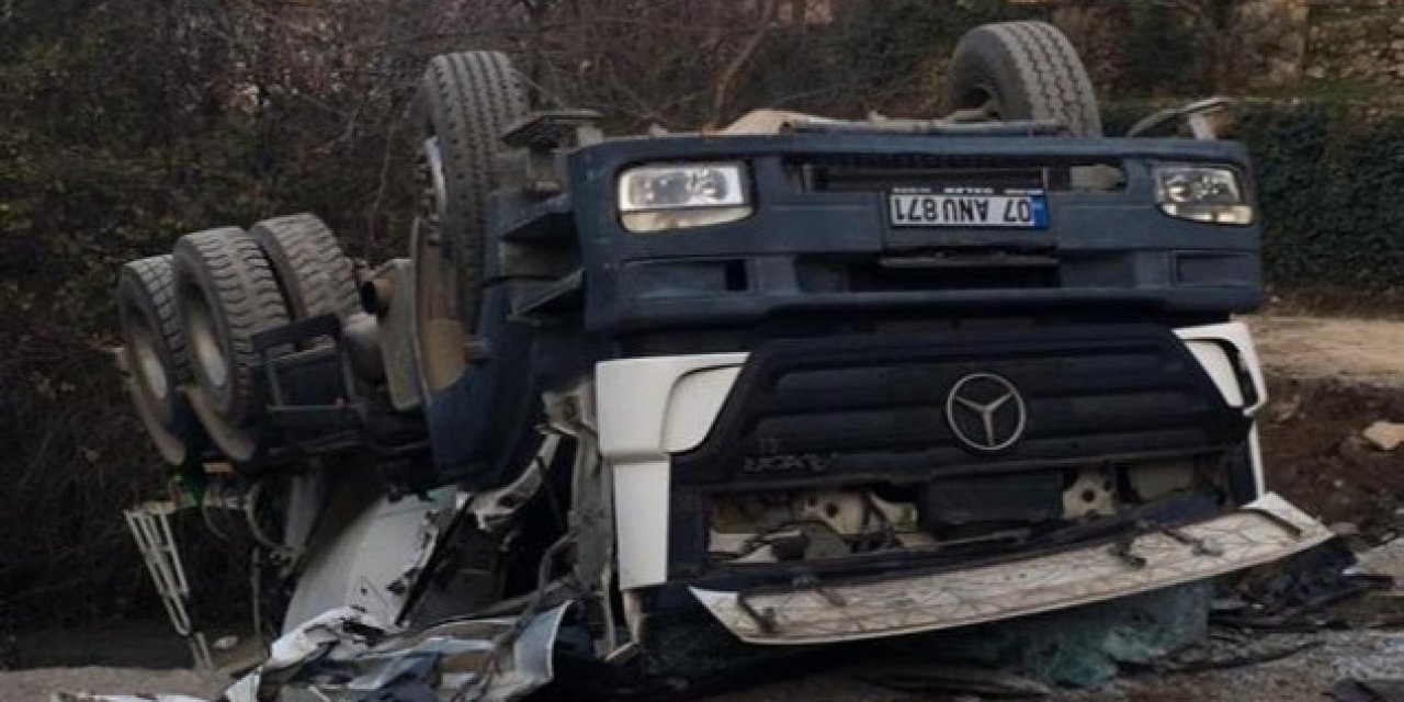 Alanya’da Beton Mikseri Devrildi: 1 Ölü