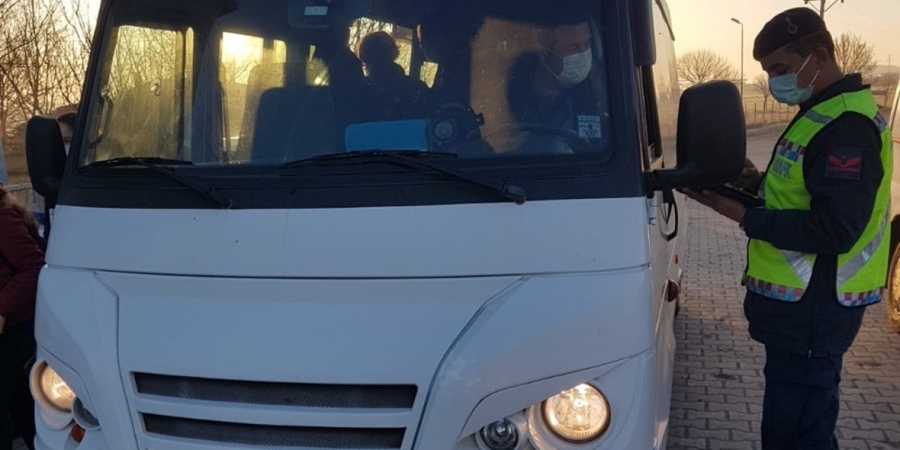 Malkara’da Jandarmadan Okul Servislerine Sıkı Denetim