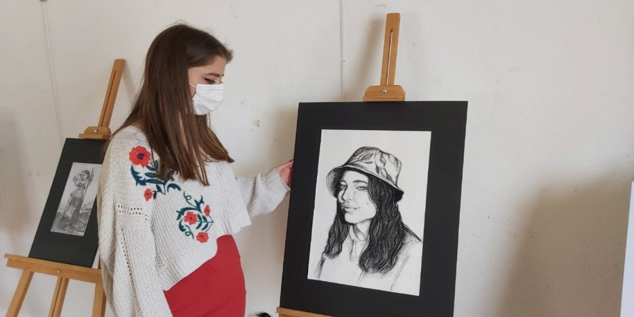 Genç Ressamın Sergisi İlgi Gördü
