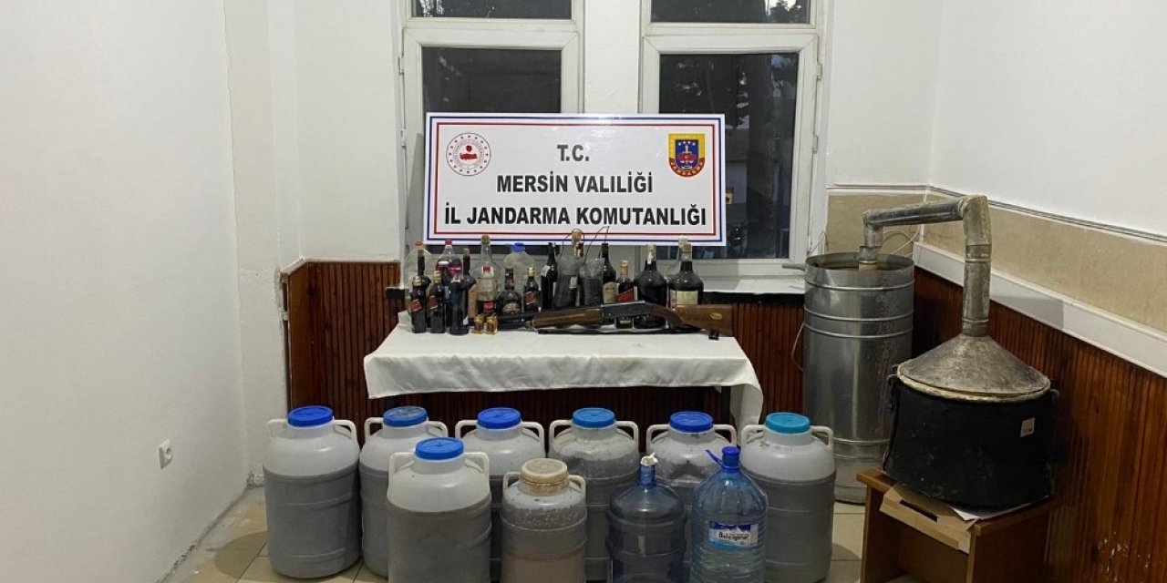 Mersin’de 374 Litre Kaçak İçki Ele Geçirildi