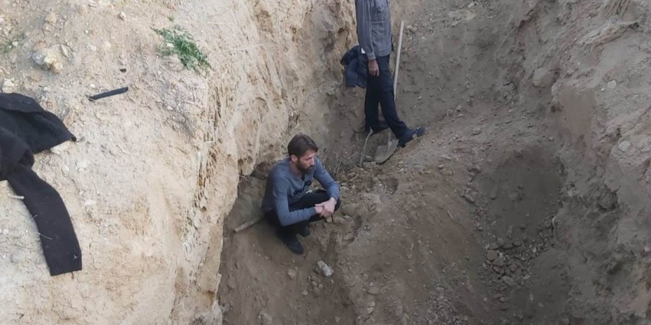 Manisa’da Kaçak Kazıya Suçüstü