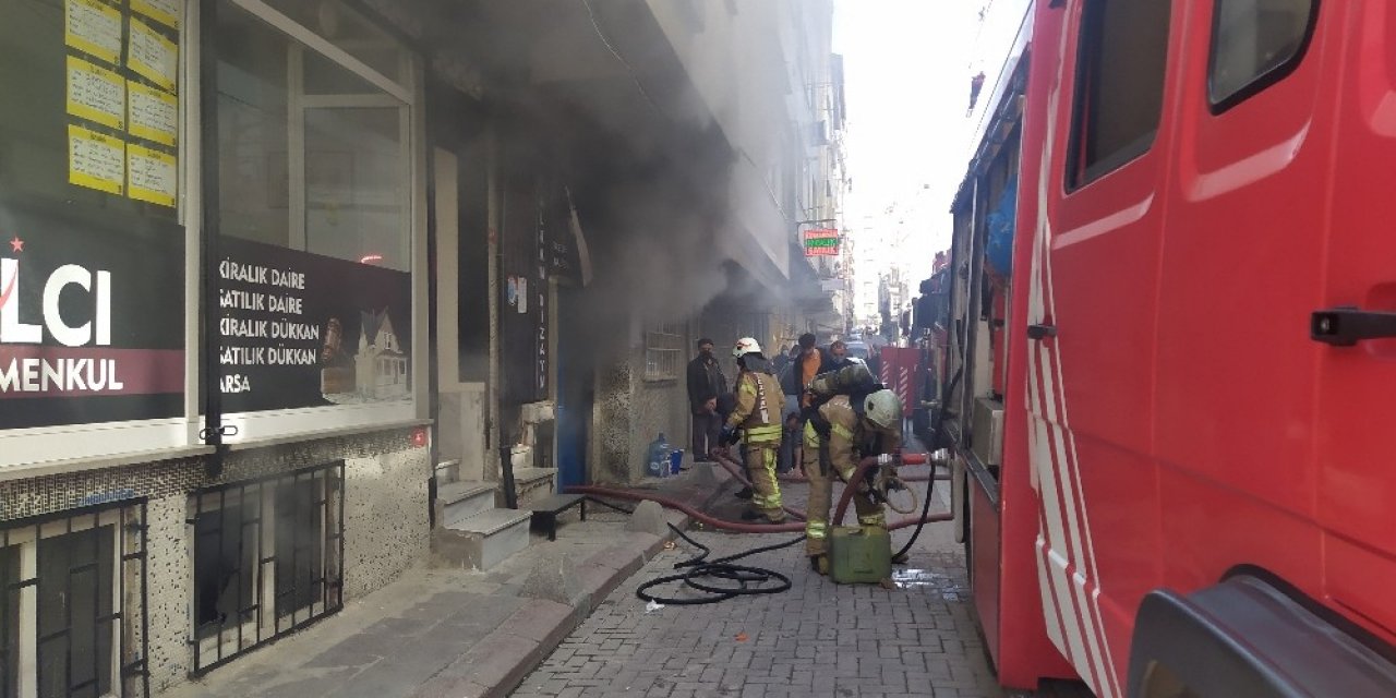Tekstil Atölyesinde Yangın Paniği