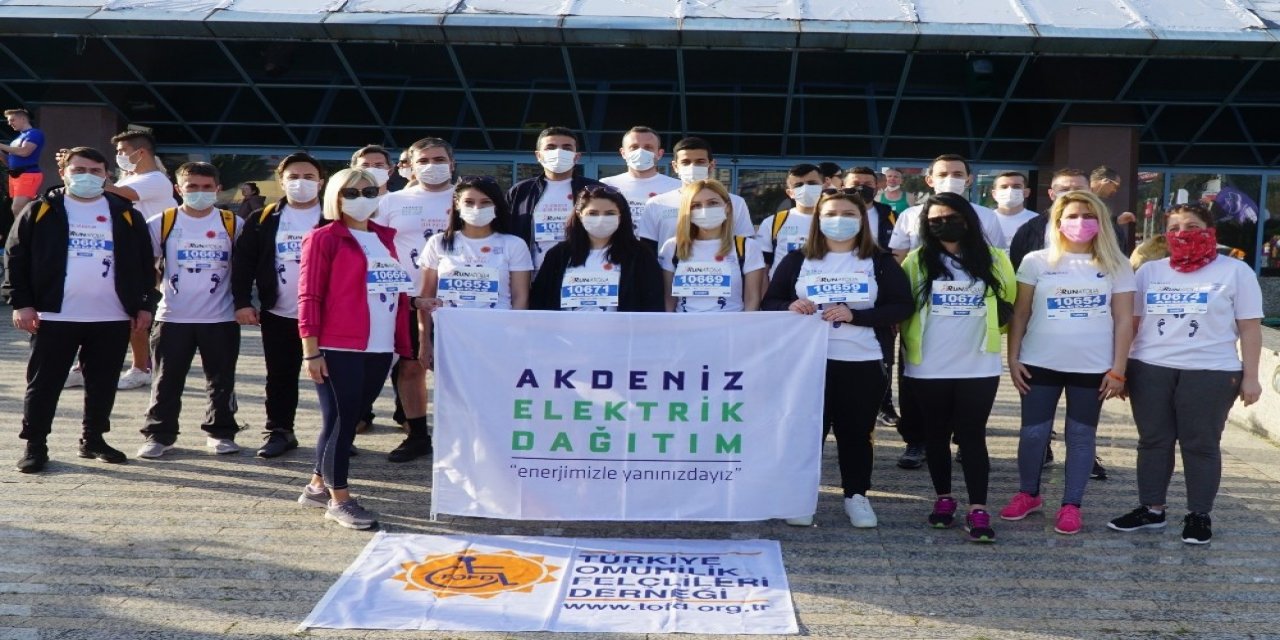 Aedaş Çalışanları, Runatolia Maratonu’nda Omurilik Felçlileri İçin Koştu