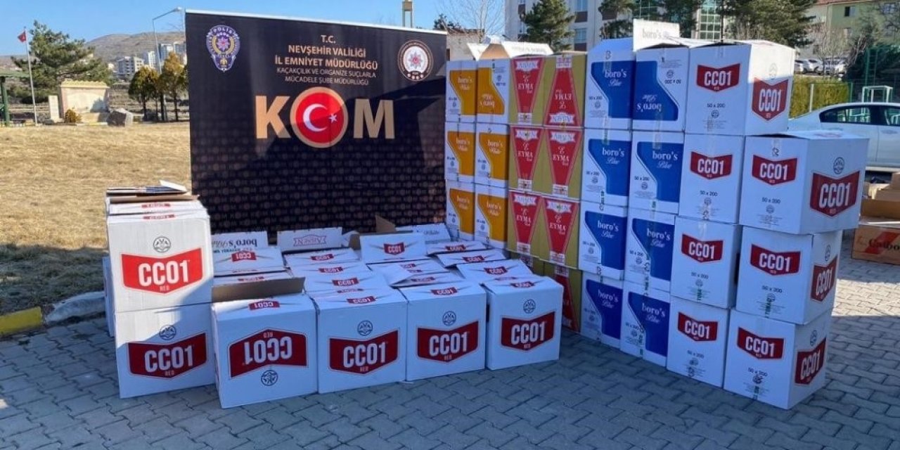Nevşehir’de 590 Bin Adet Makaron Ele Geçirildi