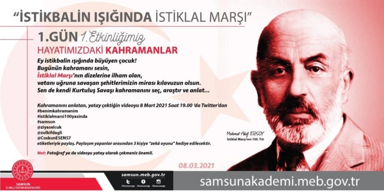 12 Mart’ta Samsun’da Bayram Havası Oluşturulacak