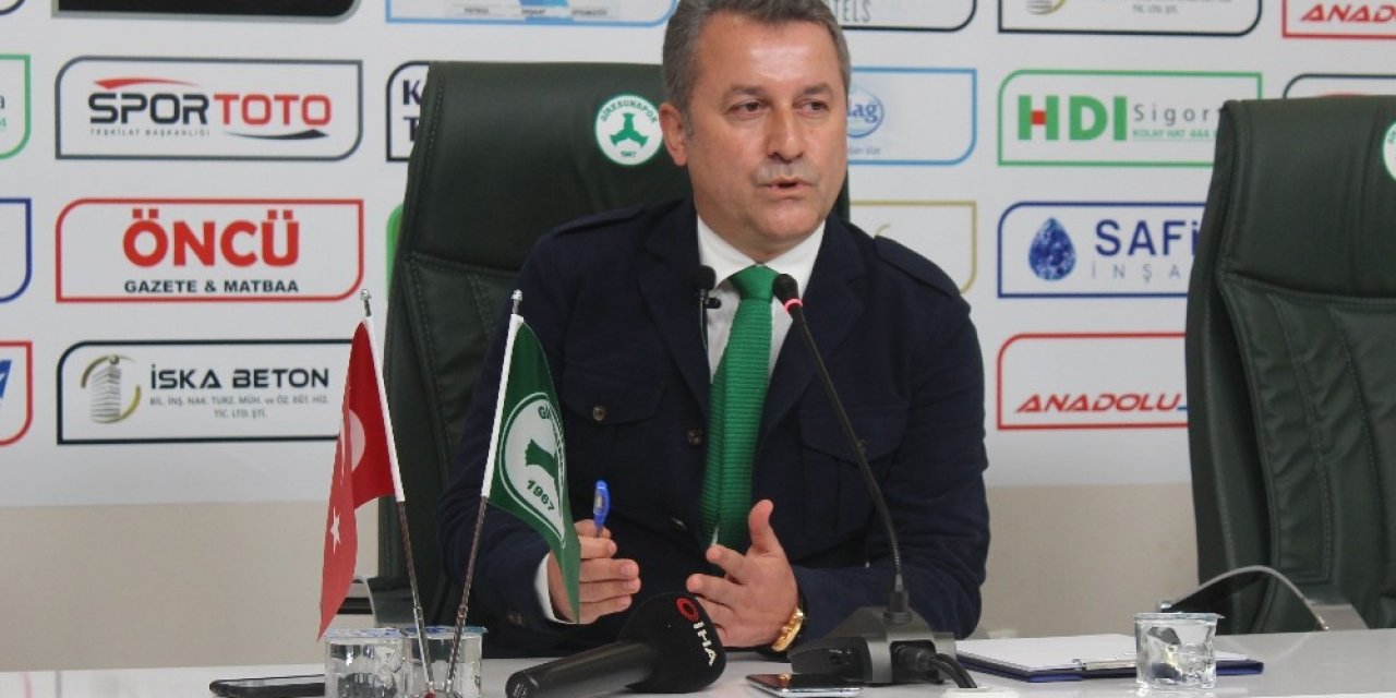 Giresunspor Kulüp Başkanı Hakan Karaahmet: “giresunspor’un Bütün Sorumluluğu Bana Ait”