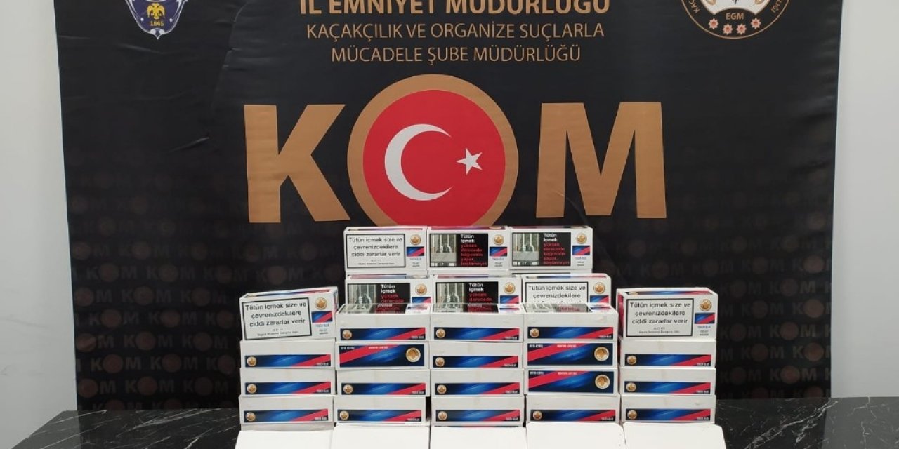 Kütahya’da Bir Araçta 10 Bin Adet Kaçak Makaron Ele Geçirildi