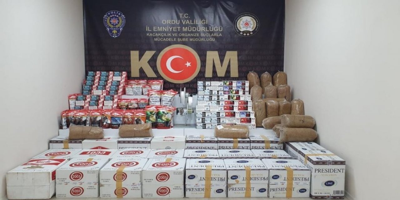Ordu’da Kaçak Tütüne Geçit Yok
