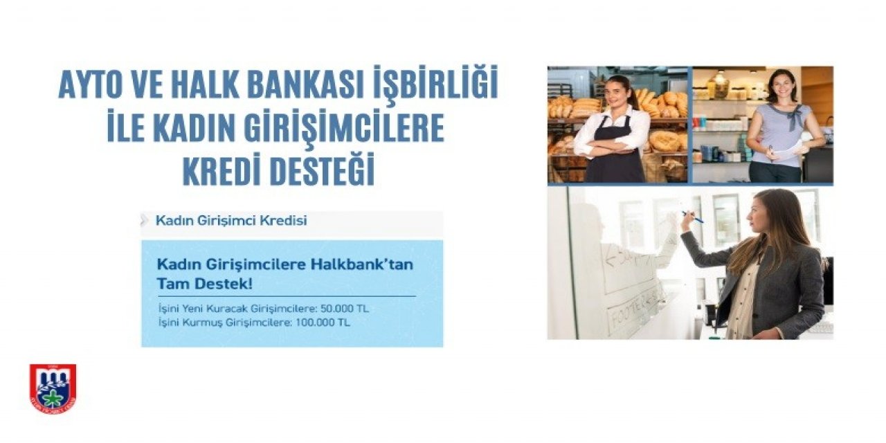 Ayto Ve Halk Bankası İş Birliği İle Kadın Girişimcilere Kredi Desteği Sağlanacak