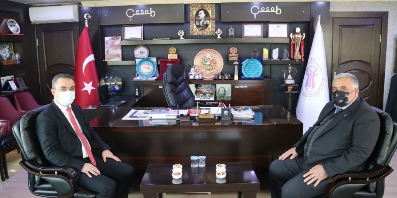 Rektör Öztürk Çesob’u Ziyaret Etti