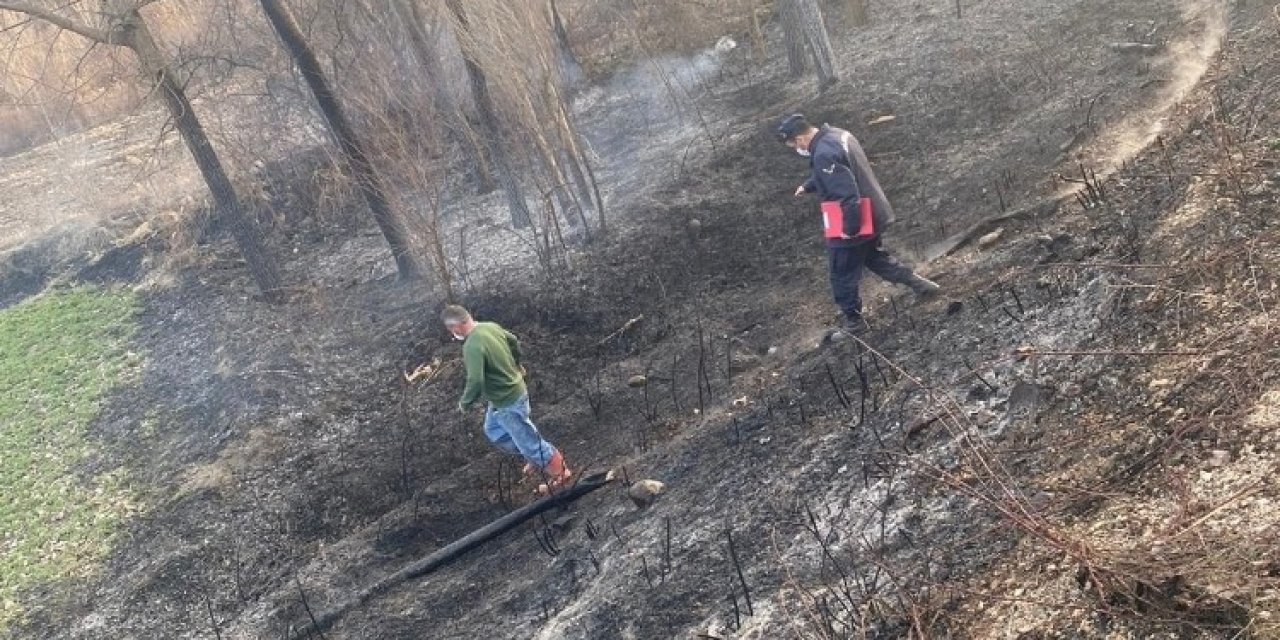 Osmancık Danişment Köyünde Yangın