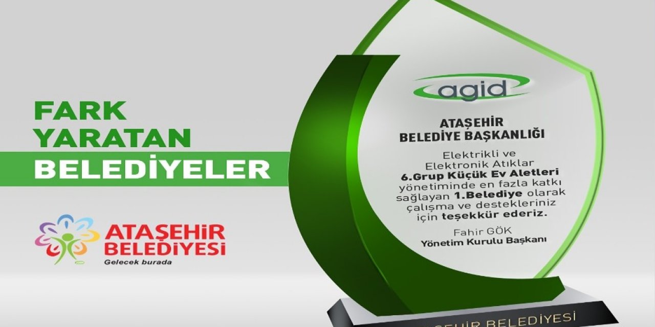 En Fazla E-atık Toplanmasına Katkı Sağlayan Belediye “ataşehir”