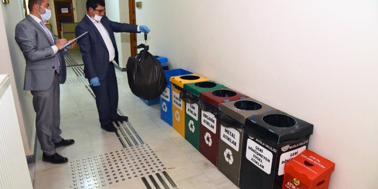 Valilikte 6,5 Ton Atık Geri Dönüştürüldü