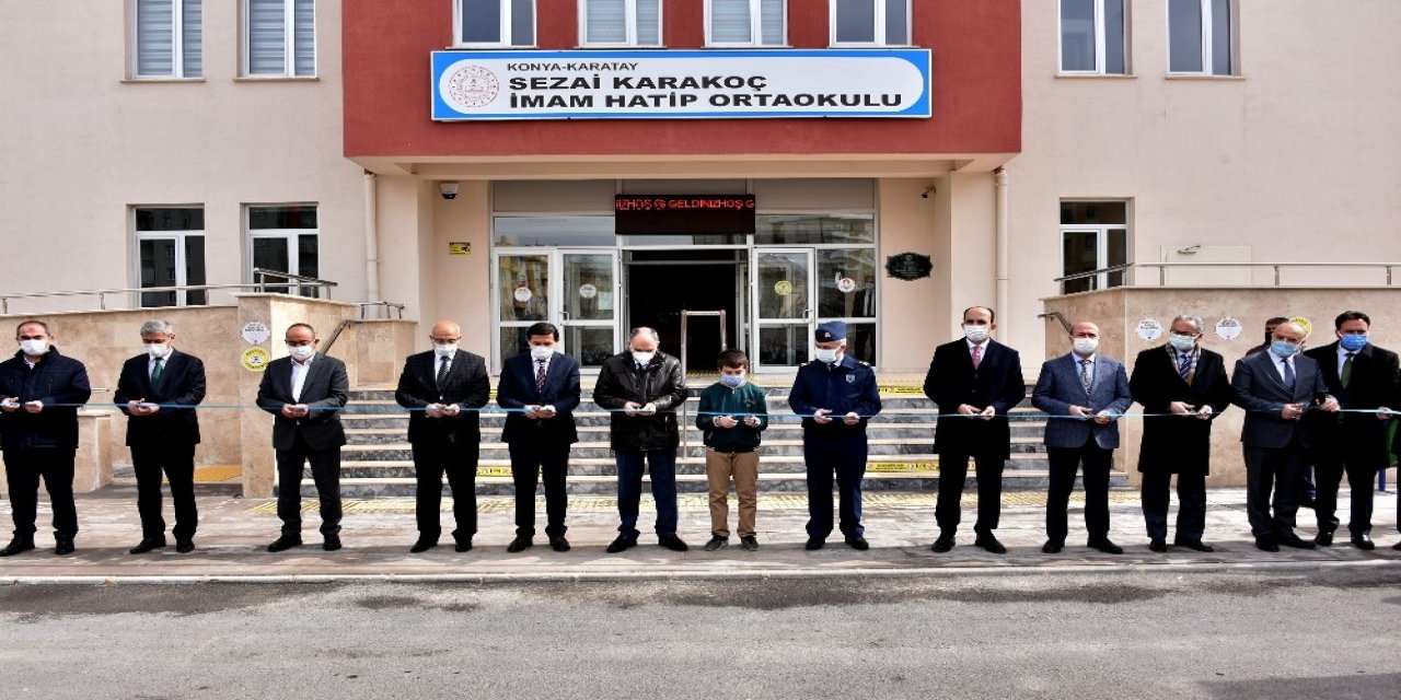 Karatay Belediyesi Tarafından Yaptırılan Okulun Açılışı Yapıldı