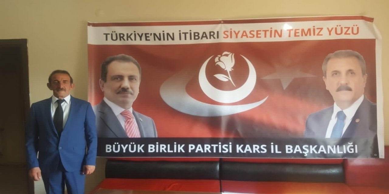 Bbp Kars İ̇l Başkanlığı’na Sadık Arığ Getirildi
