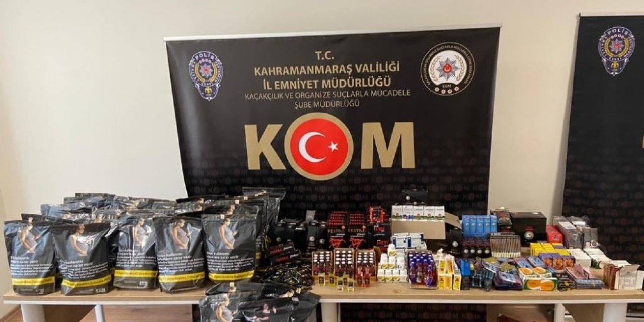 Kahramanmaraş’ta Kaçakçılık Operasyonu