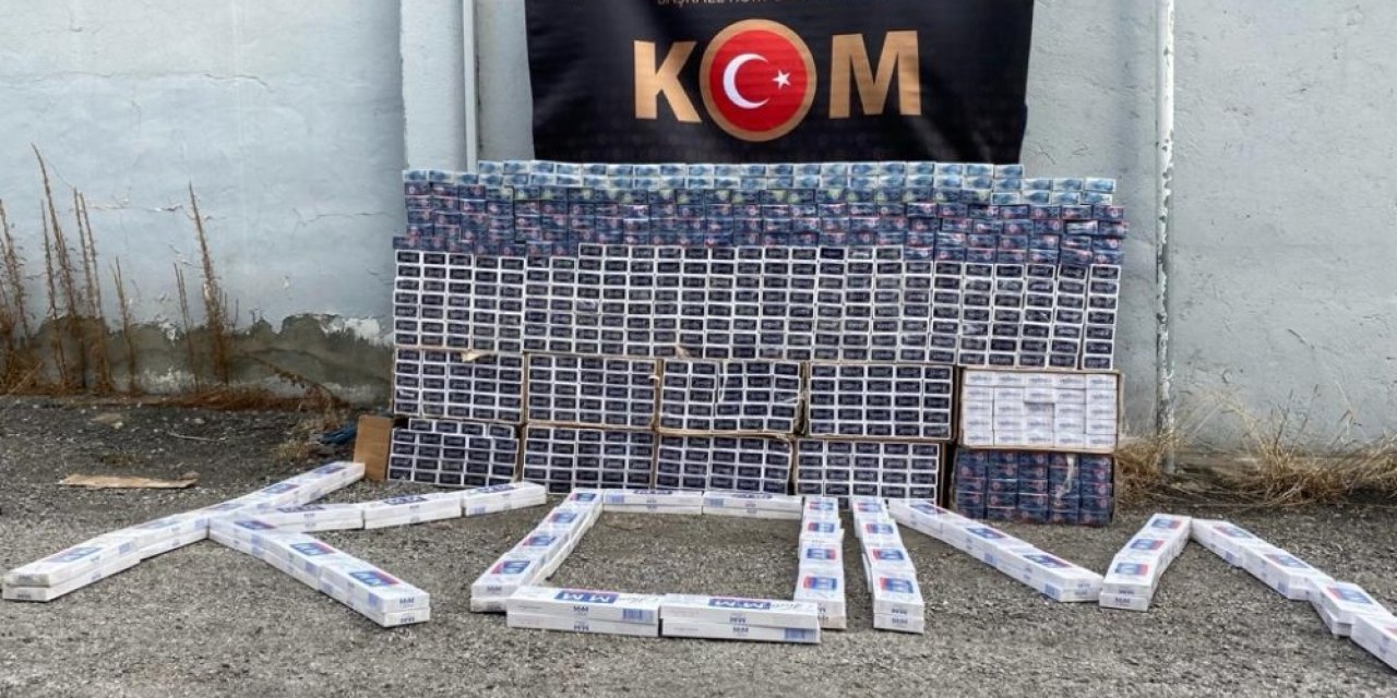 Başkale’de 9 Bin Paket Kaçak Sigara Ele Geçirildi