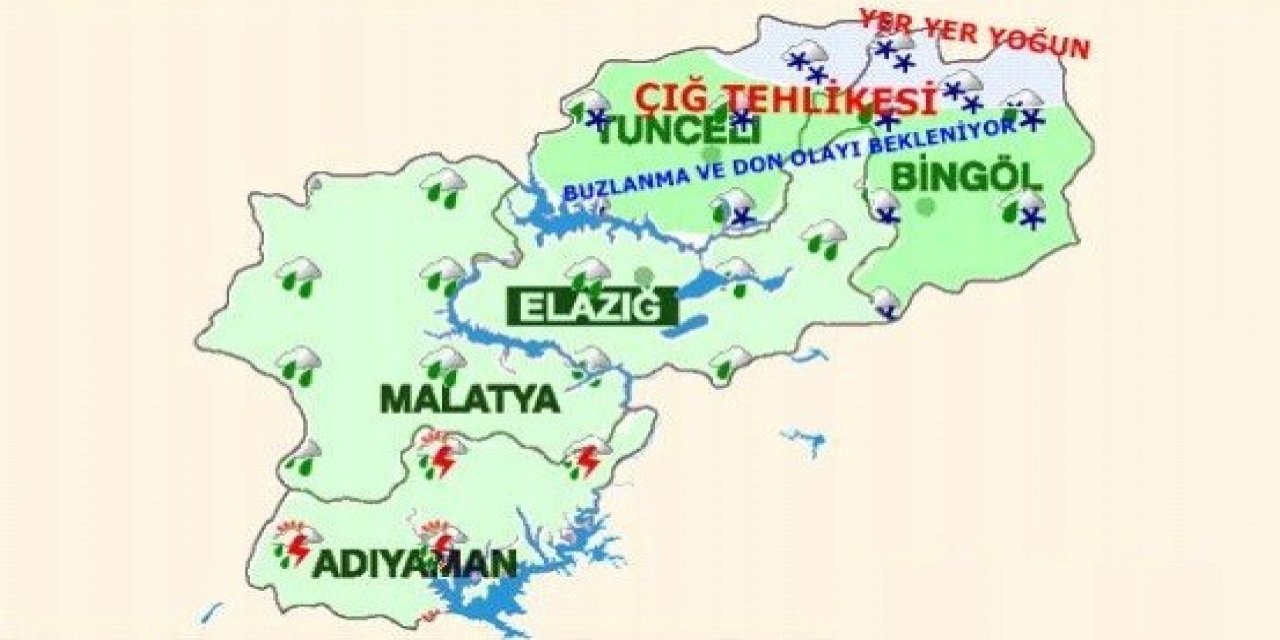Meteorolojiden Yağmur Ve Kar Uyarısı