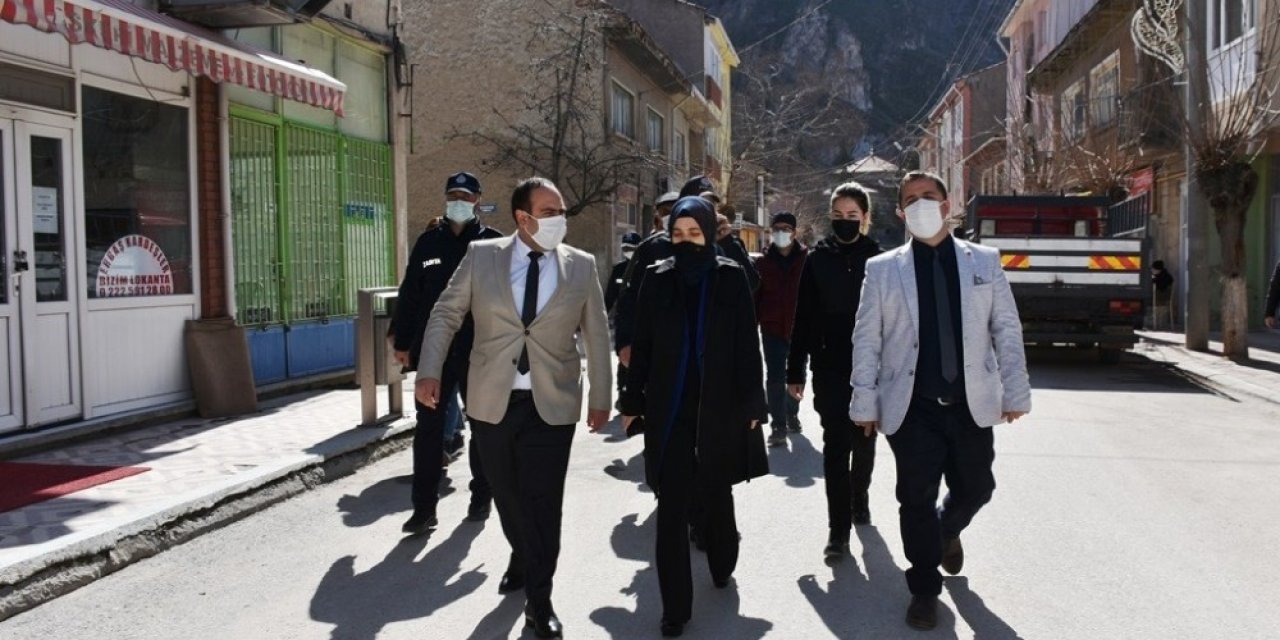 İ̇nönü’de Korona Virüs Denetimleri Sürüyor